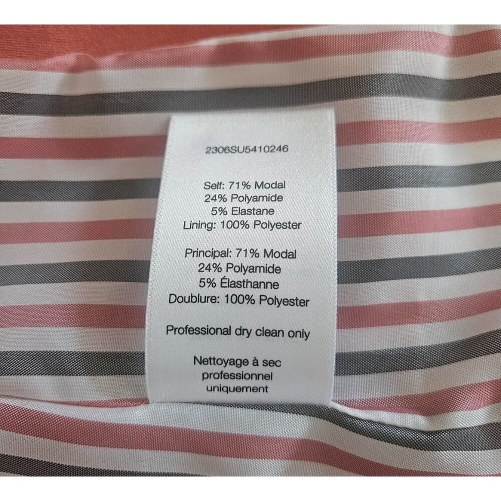 NWT Veronica Beard Amika Double Breasted Vest in Faded Rose Size 4 - Picture 8 of 8